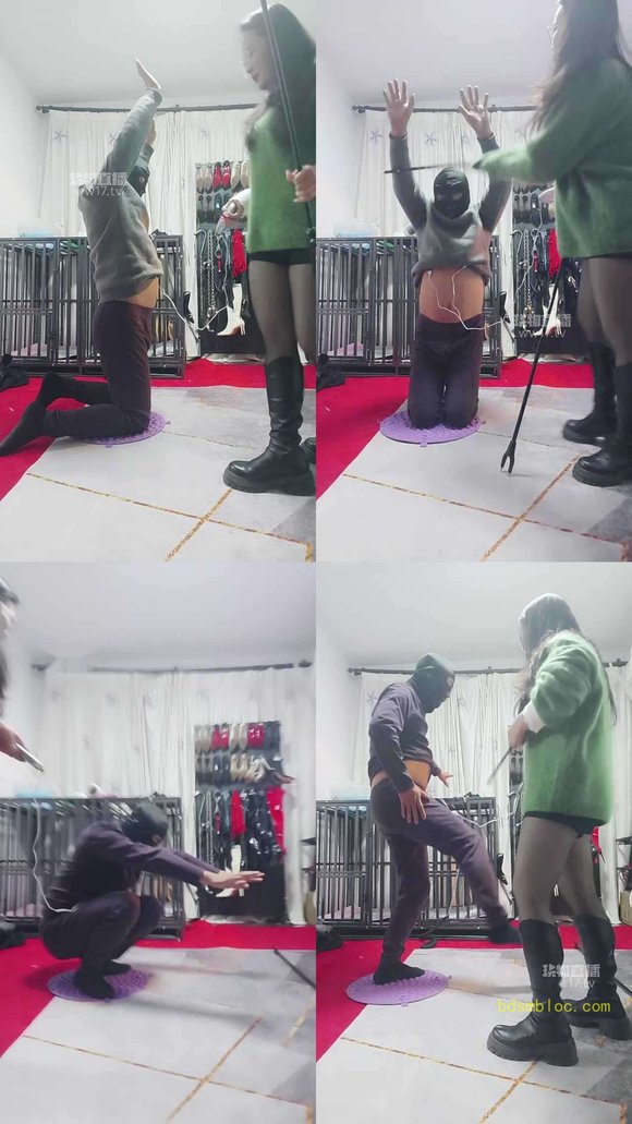 【荣茉殿下】指压板上跪好了