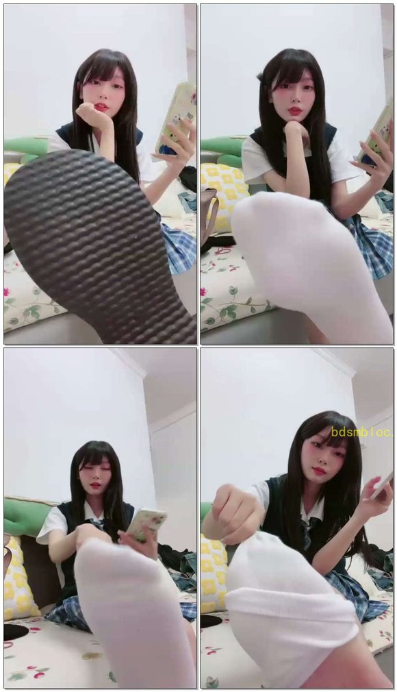 【吃一口甜心】第一视角红绿灯控制游戏JK白袜