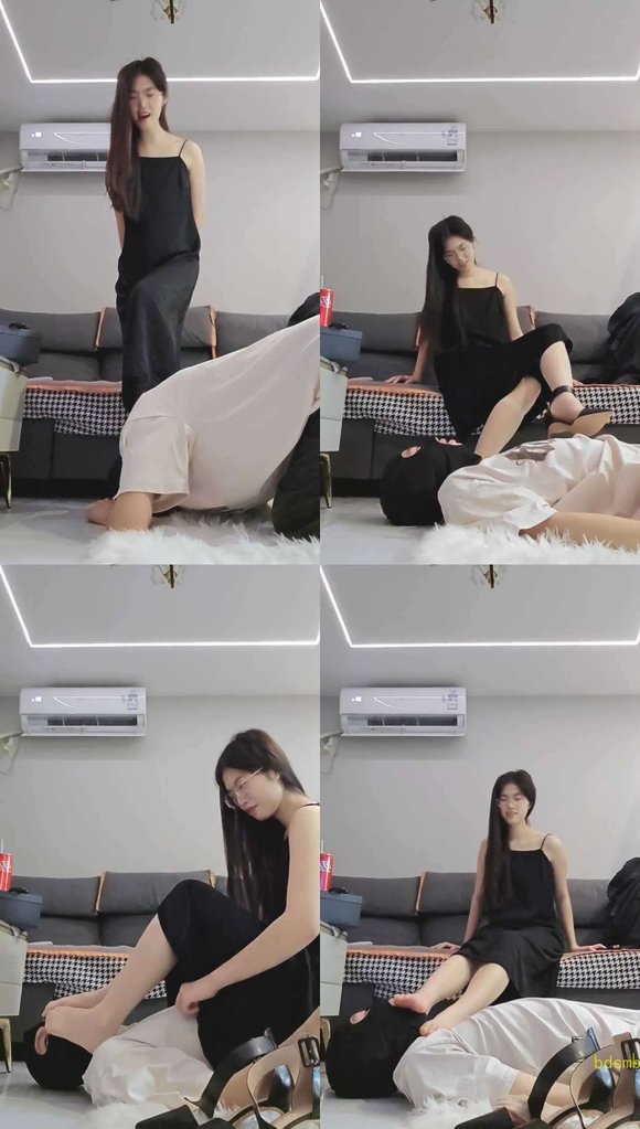 【嘉妮】sp虐乳/手捂窒息/肉丝脚踩狗脸/骑狗背