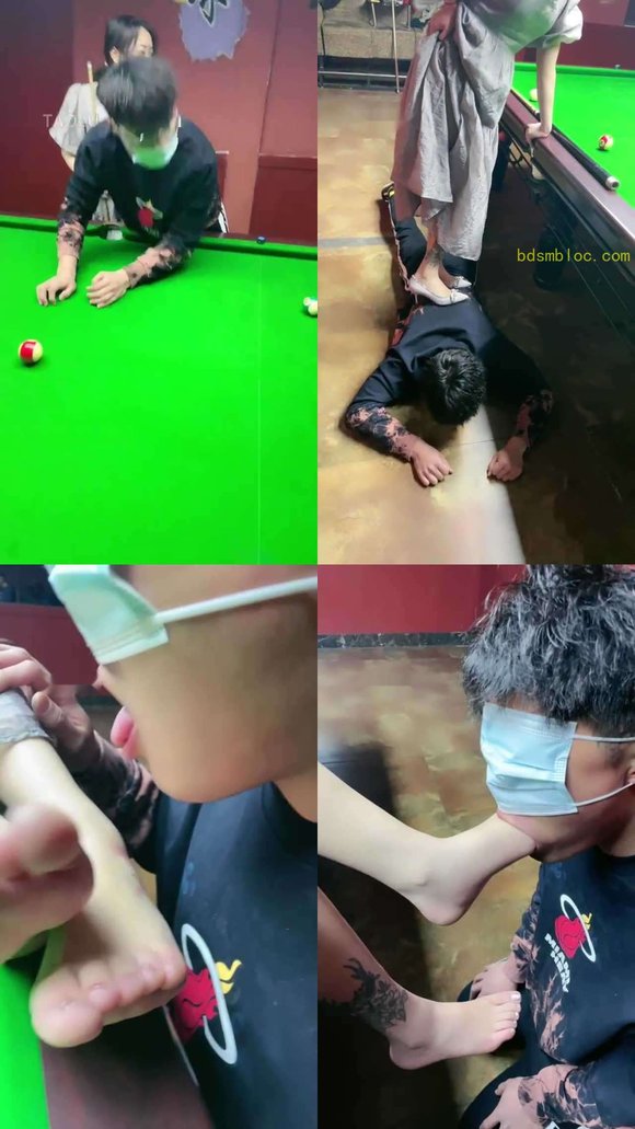 【逗逗】调教猥琐我的台球厅私教