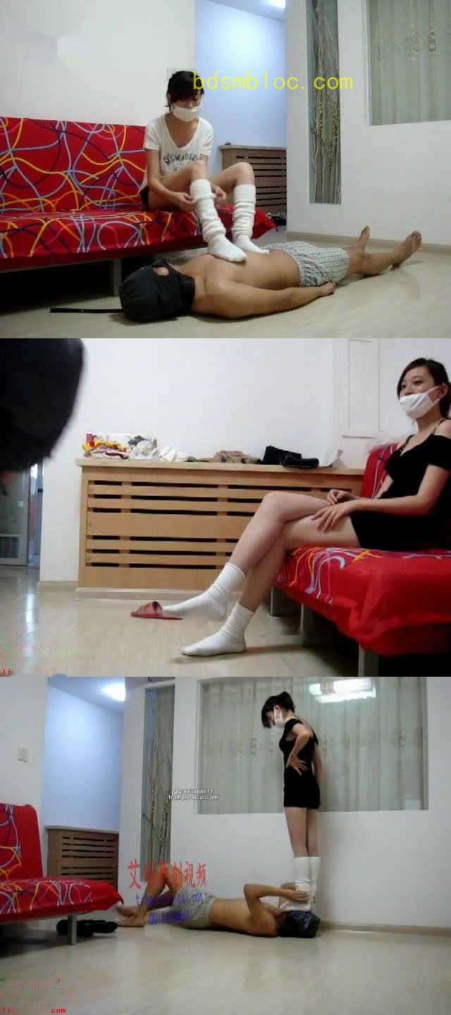 【小妮女主】堆堆袜暴力调教合集-43分钟