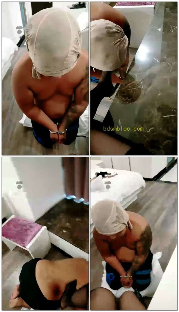 【南妮QUEEN】开发新狗，滴蜡+踩踏+插嘴+鞭打+辱骂