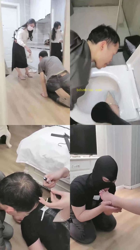 【女帝】人体刷鞋器/踩狗舌/转胯骑马