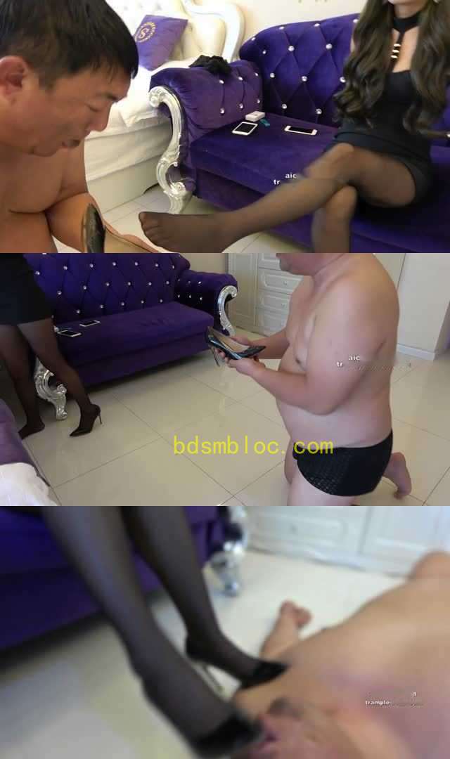 【冷柔】超脏泥鞋底舔鞋，暴力踹脸