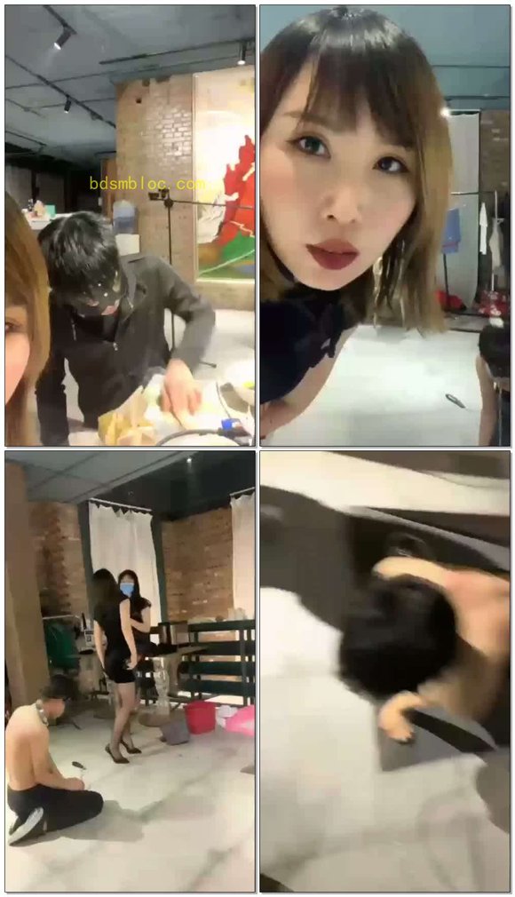 【玉蝴蝶】喂狗，虐乳，深喉，耳光