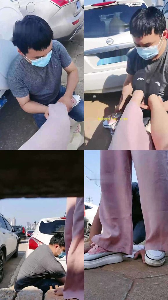【巴莉女王】假期户外溜贱狗