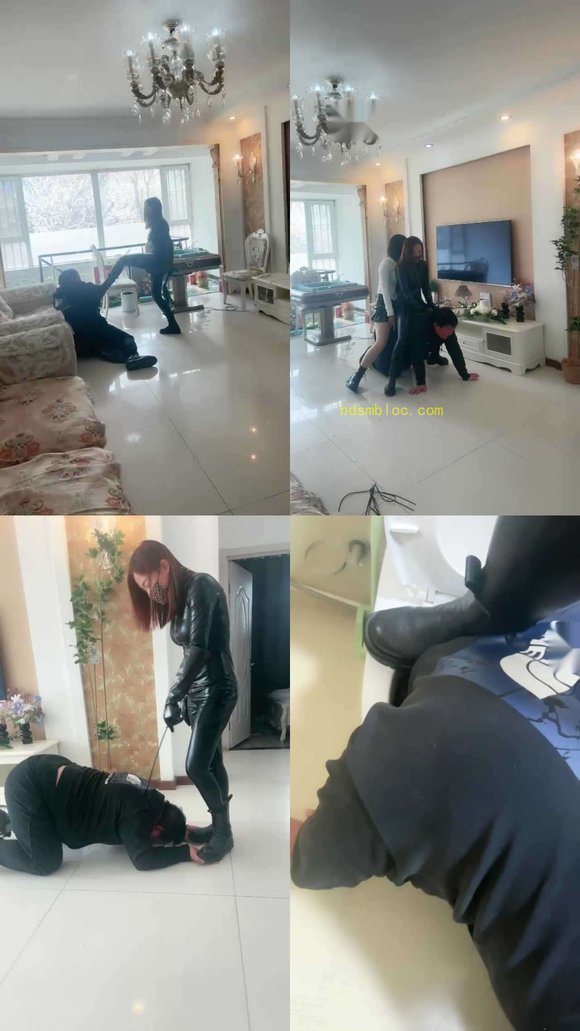 【冷兮小主】双主骑马鞭打喝马桶水双主练习骑马
