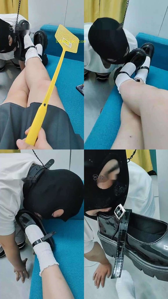 【苏可儿】萝莉主皮鞋白袜辱狗