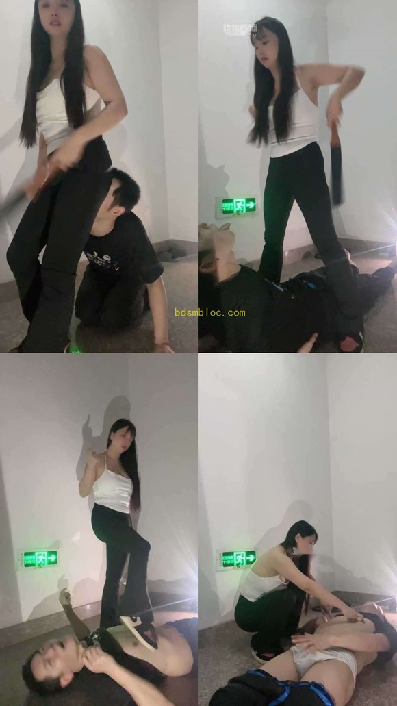 【杭州大幂幂s】楼道调教骚狗