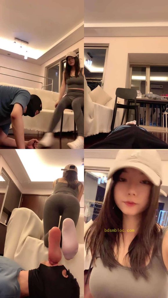 【宝爷】运动后脏白袜奖励家奴