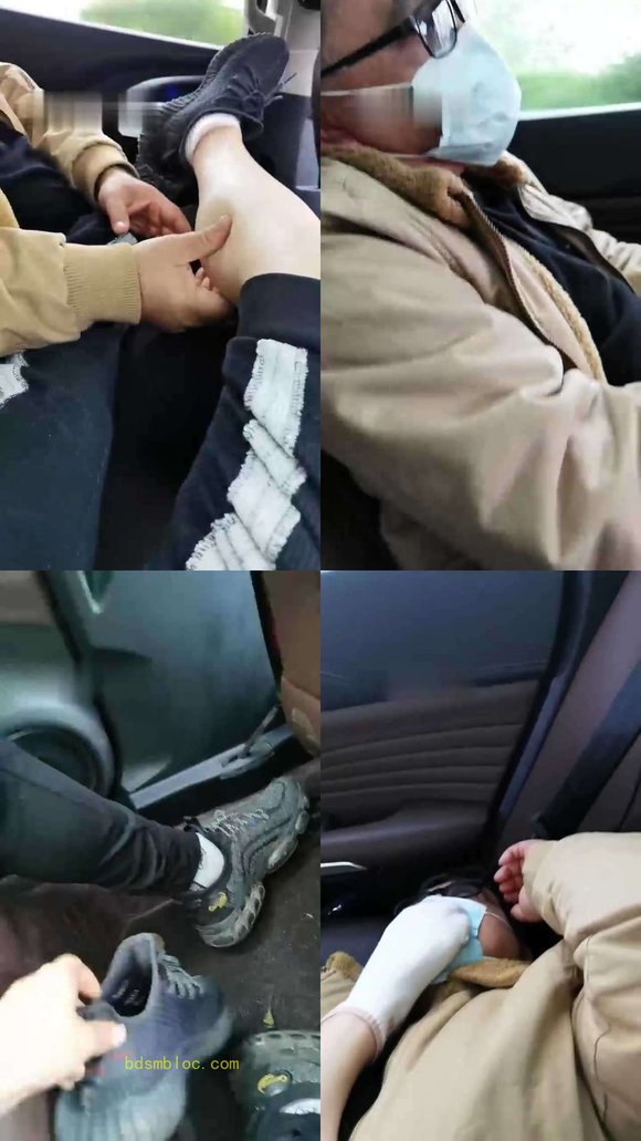 【巴莉女王】出差车内让老板闻鞋袜