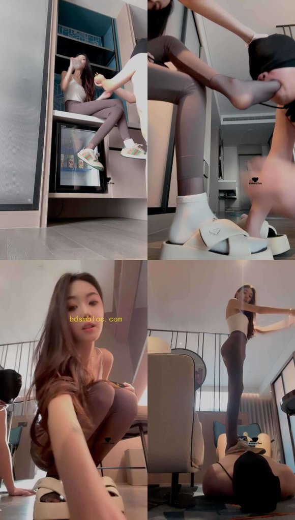 【凉子】健身女神-居高临下脏鞋白袜虐/坐脸窒息