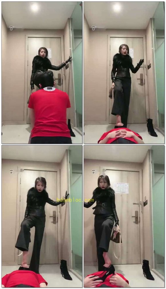 【歌迪丝】贱狗跪迎主人，磕头深喉