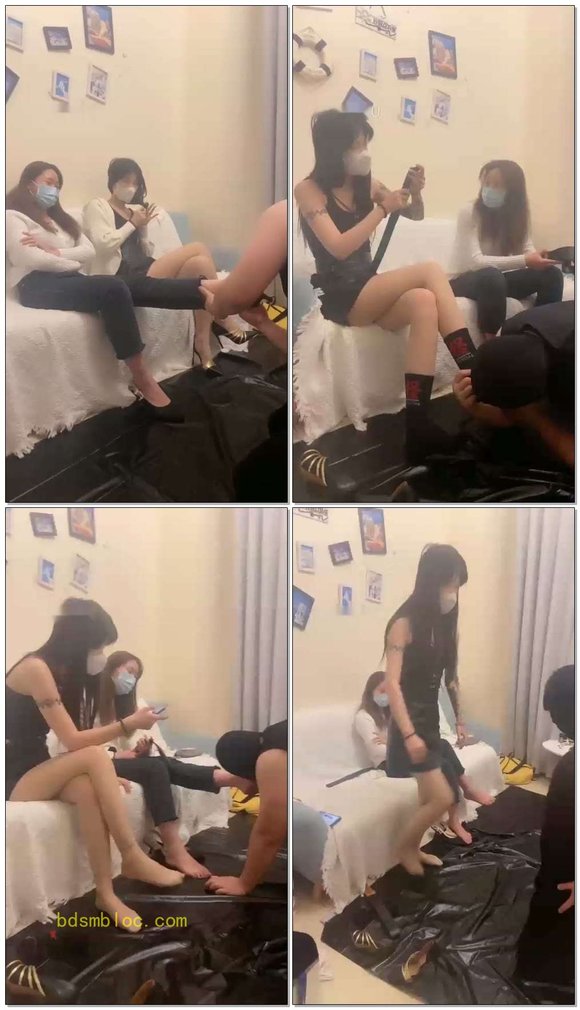 【灵猫s】带素人朋友双女主调教