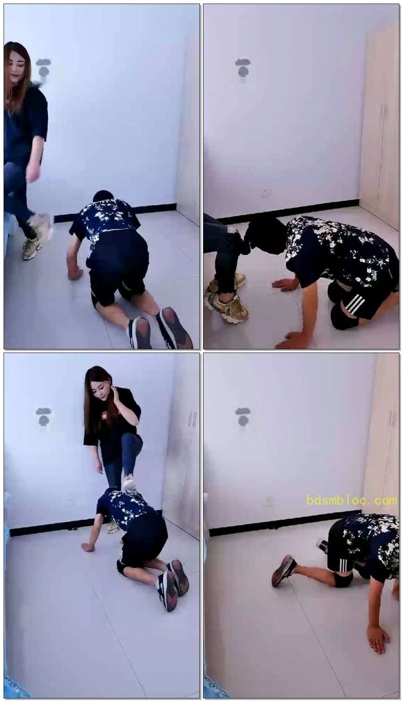 【千羽S】运动鞋爆踹贱畜踩头