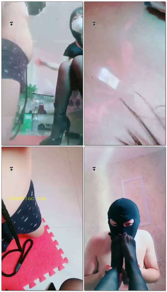 【聊城魅影S】第一次带锁奴圣水口水虐乳