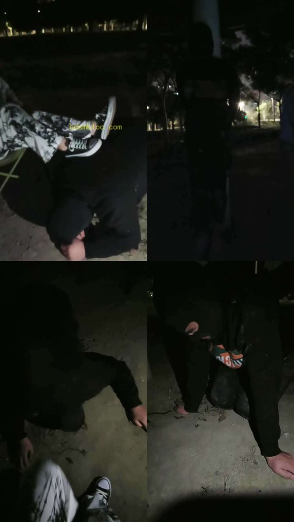 【咪兔】深夜户外捆绑虐