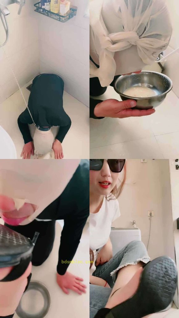 【语阳】厕奴训练/踩狗头/吃呕吐物/人体擦鞋器