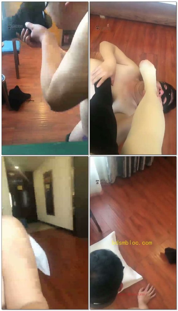 【然然S】长靴肉丝训狗