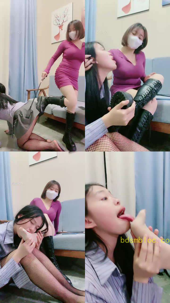 【素人星探】长靴网袜-双S-教女奴怎么虐狗-奴下奴