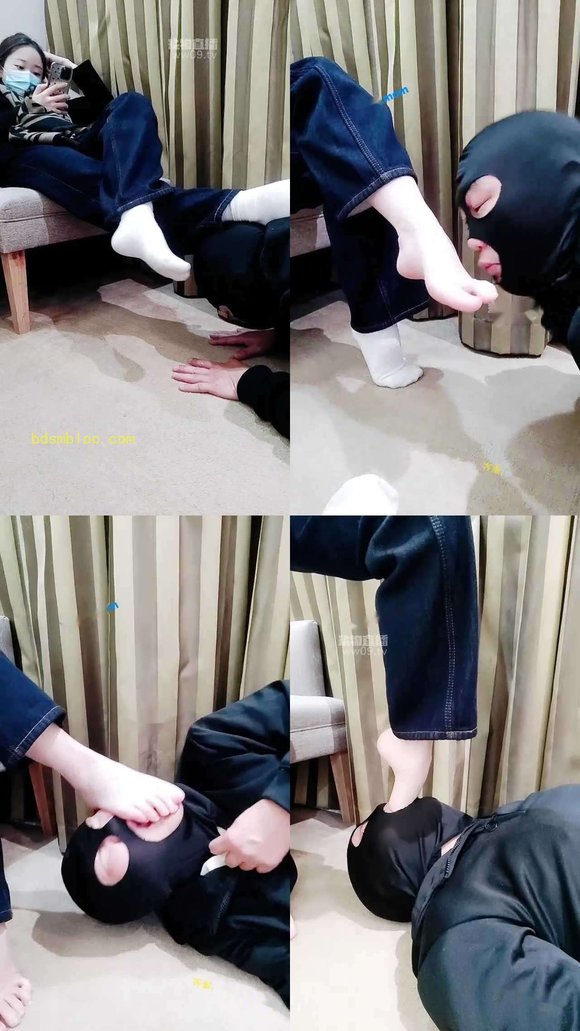 【琳园长s】白棉袜猛入贱狗深吼