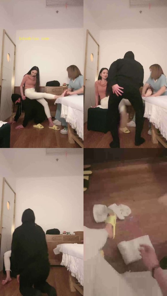 【司青宁】当着按摩小妹的面调狗