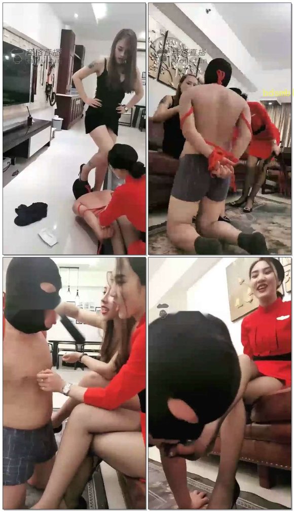 【萱萱S】剧情猥琐男乘客尾随回家被调教