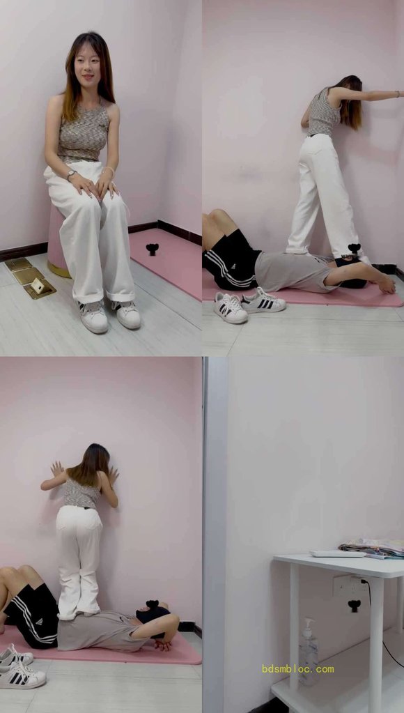 【狗哥】开发健身女神-小白鞋棉袜-窒息/踩踏