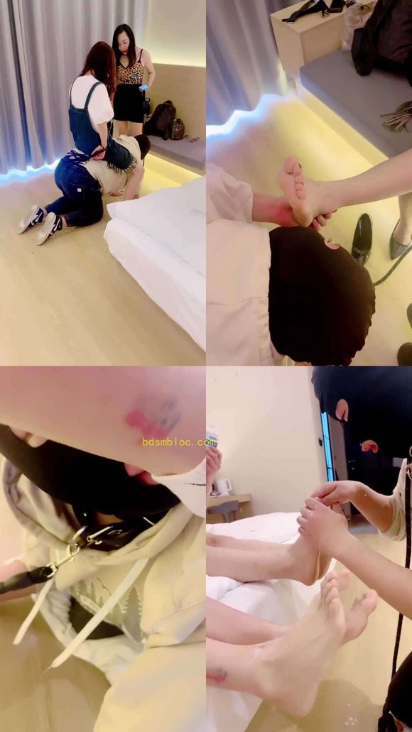 【杀杀】双S-骑马鞭打舔脏鞋底/虐乳啃脚皮