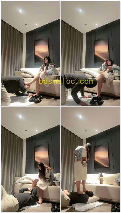 【子熙大人】足部护理直接圣永洗礼脚耳光