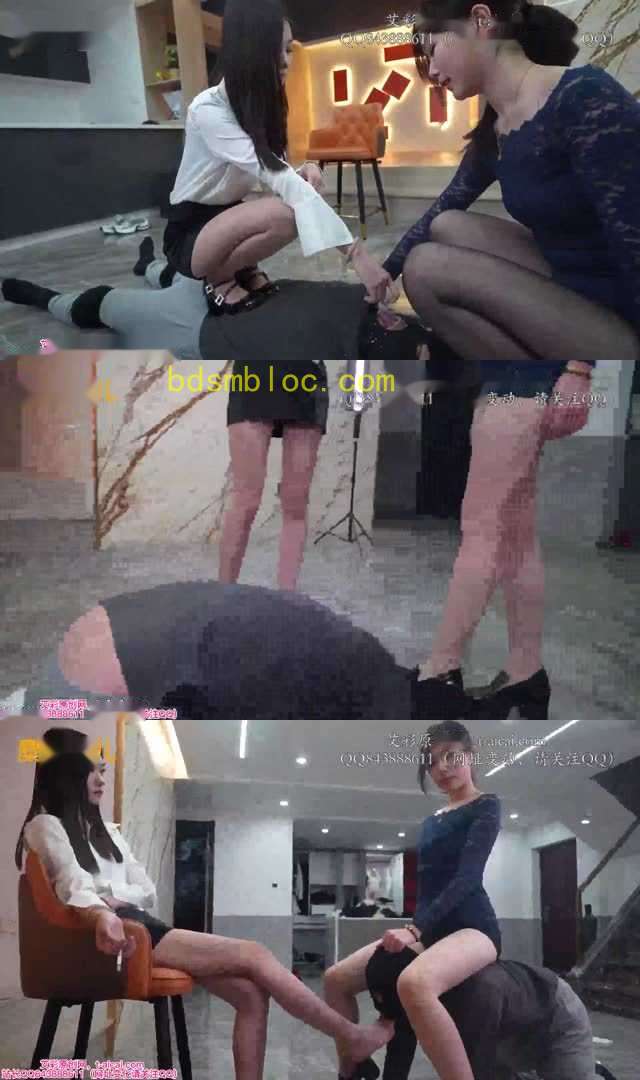 【麋鹿银儿】冰冰s和画画S 两个公认的最臭脚又最美的女人