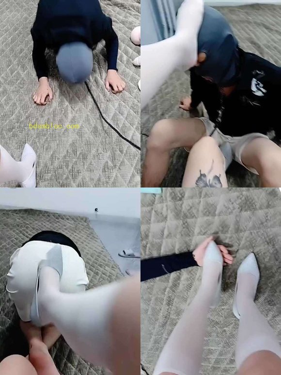 【姗姗】高跟白丝踩虐家奴