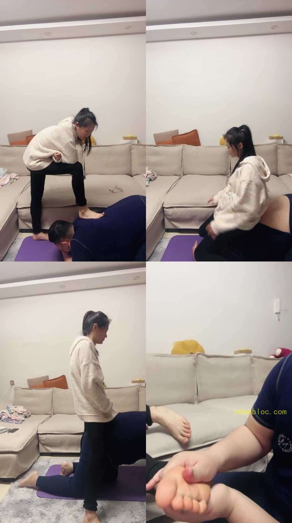 【埋汰】玉足恋足舔/转胯狗爬/碾压踩