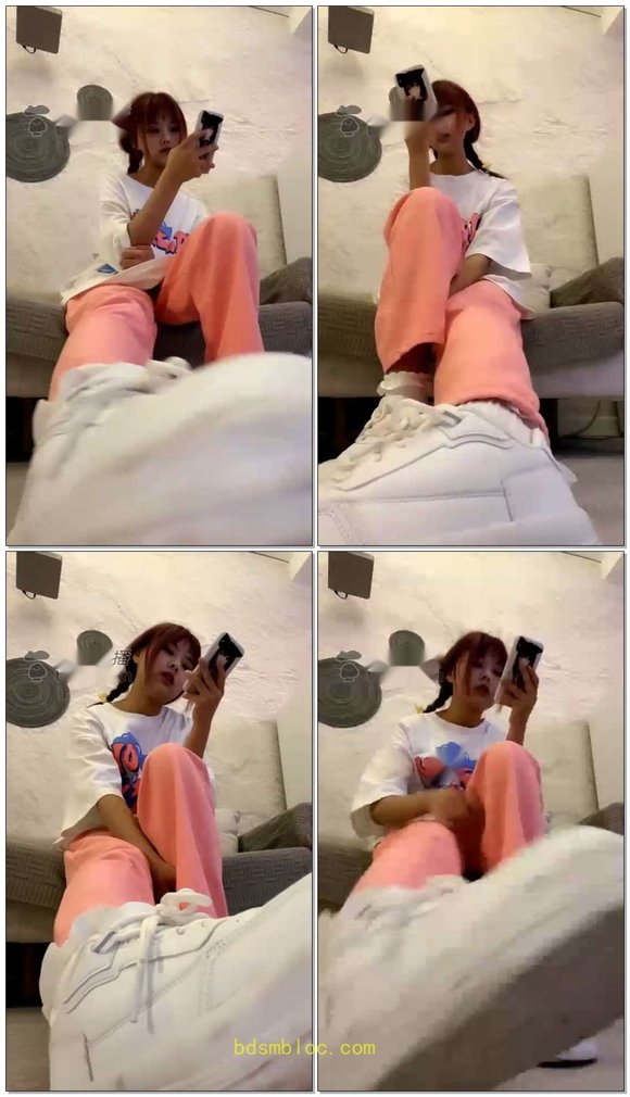 【Yao瑶S】第一视角，深夜放毒,小白鞋，蕾丝短袜【15分钟】_2021650348