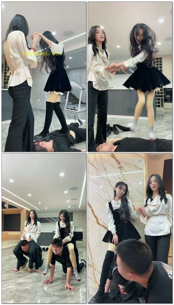 【麋鹿银儿】新素人系列2踩头脸断头骑座头骑马
