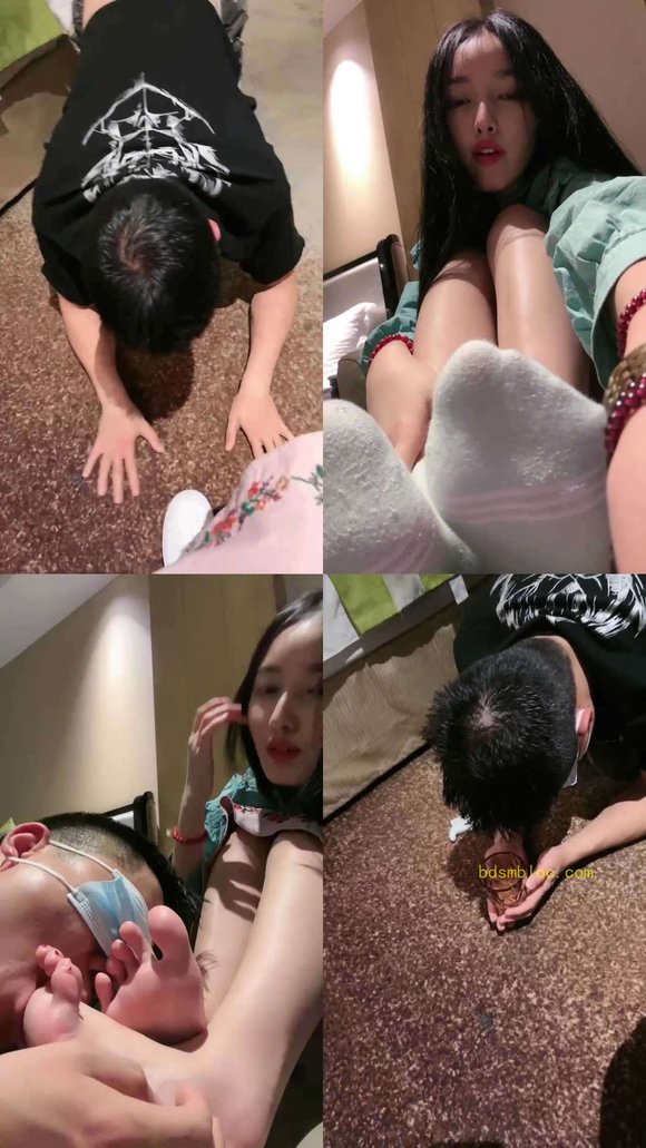 【奈奈生】学生S小白鞋臭棉袜辱狗