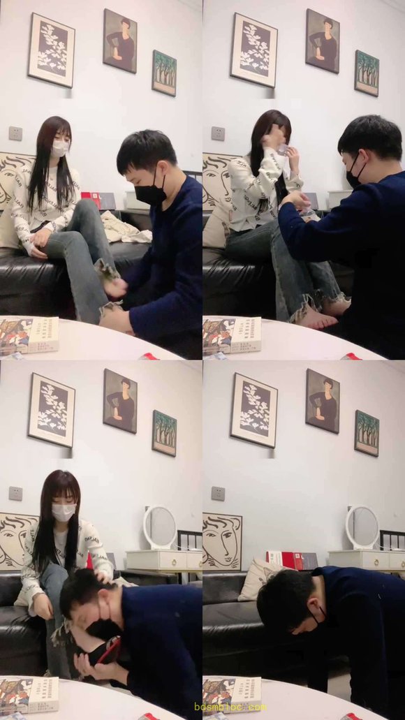 【司野】斯文小姐姐-逛街后原味鞋袜脚辱狗