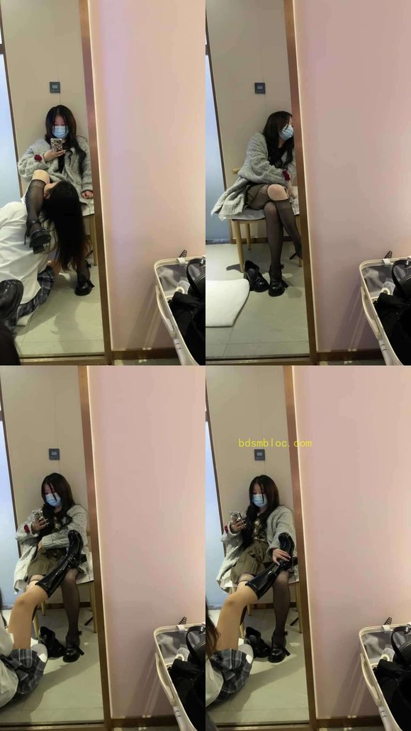 【橘子没熟】开发素人闺蜜做狗
