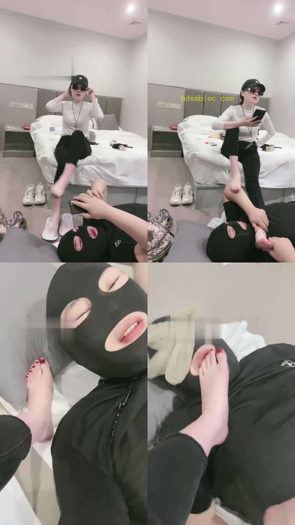 【晶晶大人】原味裸足让狗舔