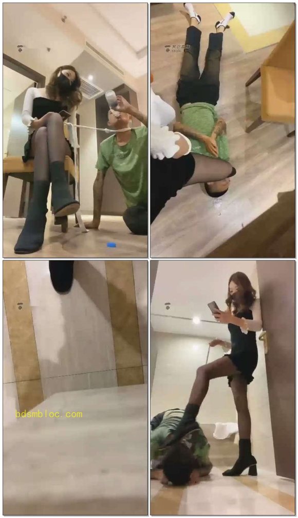 【虞姬】驯服葫芦狗黑丝短靴36度热饮身心齐虐