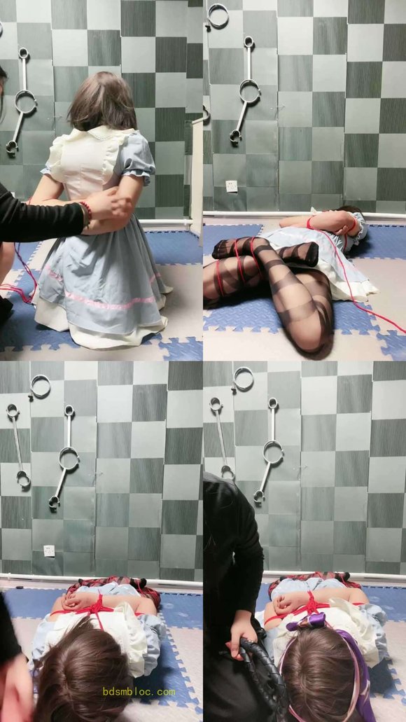 【盈盈S】后手盘腿缚