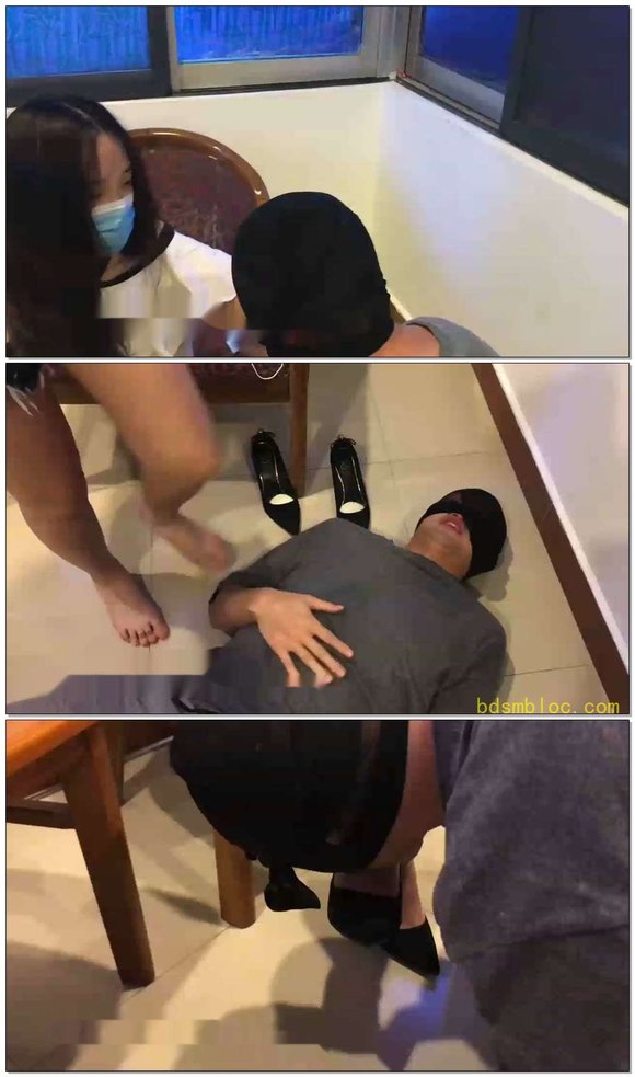 【UU喵女王】女王与闺蜜调教出轨男