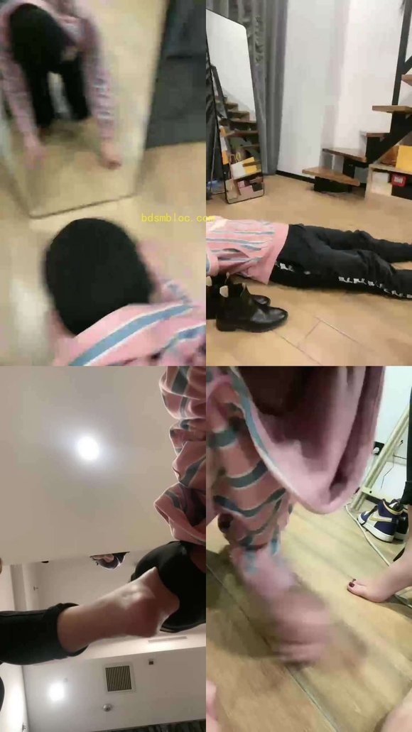 【恩曦】黑棉袜踩脸/裸足深喉