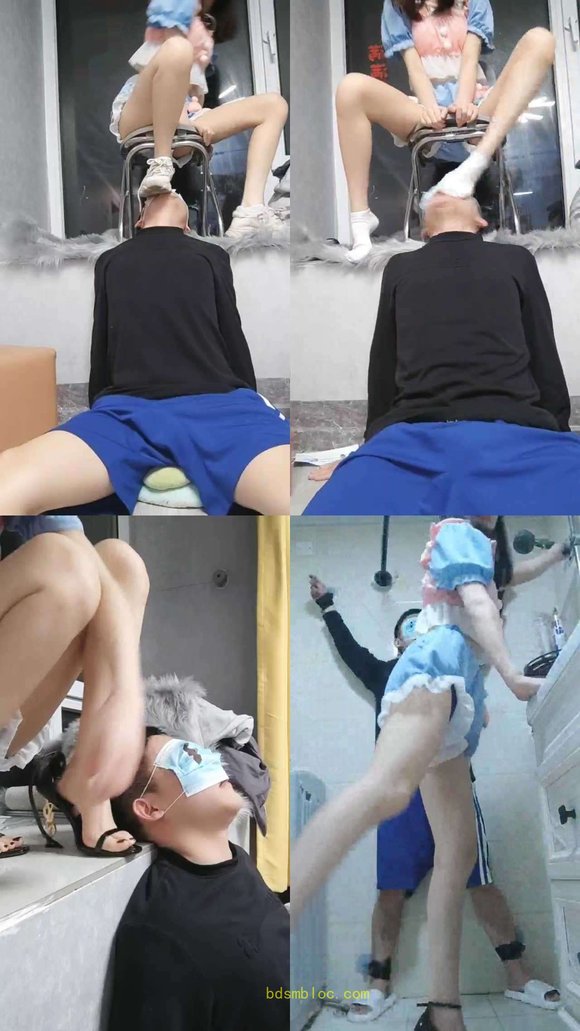 【丫丫】高帮鞋+高跟鞋全体重踩踏