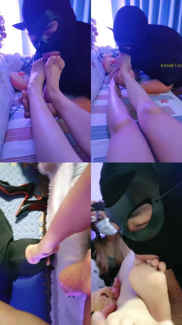 【喵酱紫】沉浸式裸足恋足舔