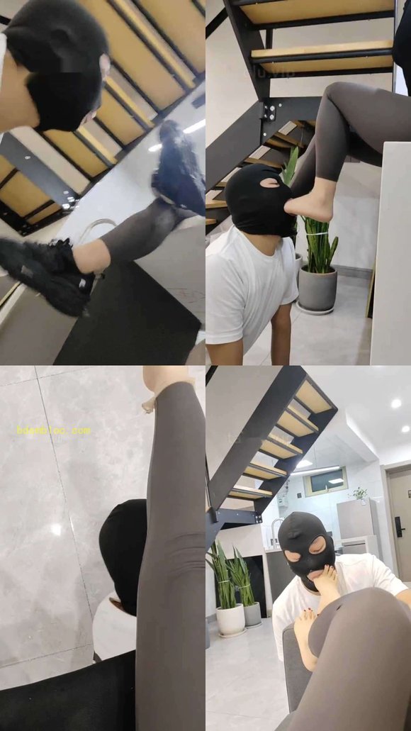 【辣姐】丝袜泡圣水/运动鞋裸足脚下奴