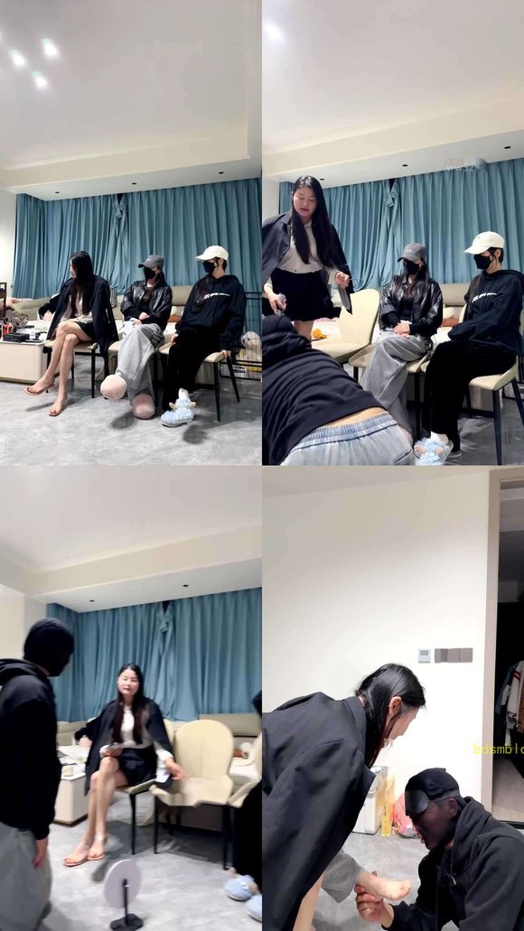 【徐子大大】带两个素人姐妹玩家奴