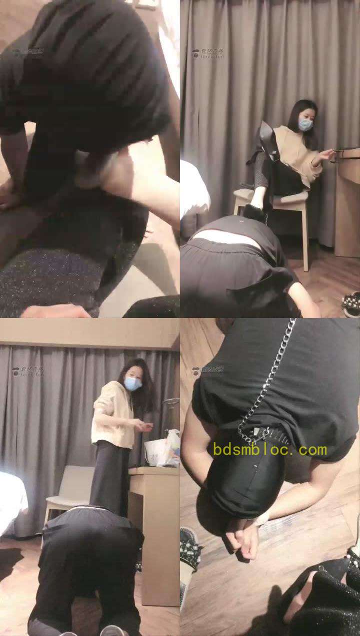 【深圳叶子S】凉拖美脚蹂躏家犬