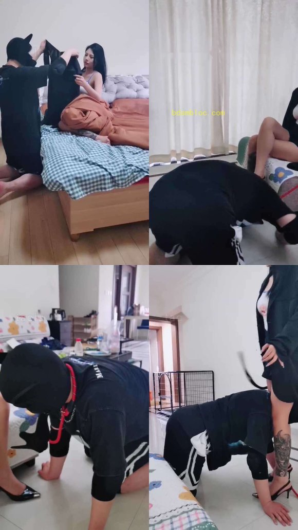 【婉琪】全能家奴tj-强制婶婶/狗笼圈养/伺候起床