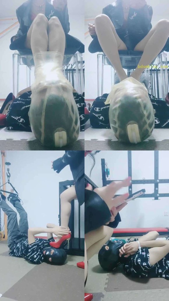 【媚娘】捆绑肉丝踩踏/臭脚全捂窒息